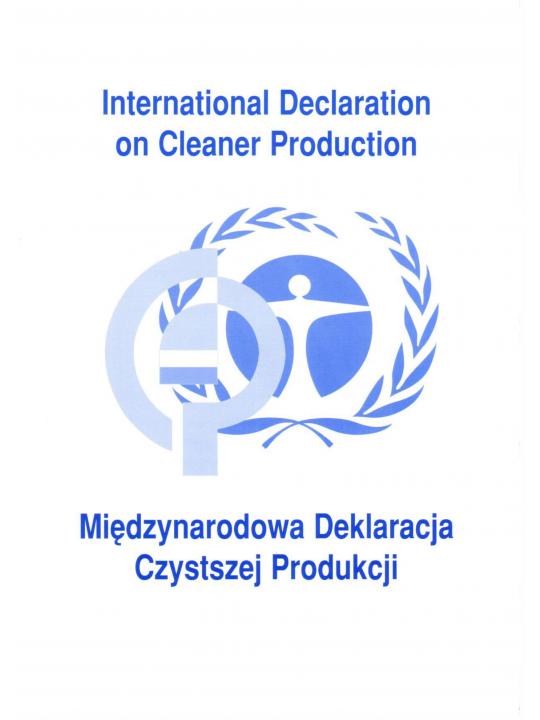 Międzynarodowa Deklaracja Czystszej Produkcji